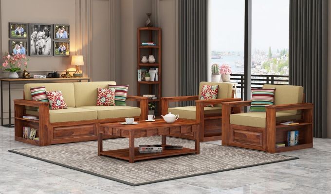 Wendel Wooden Sofa
